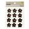 12 Packs: 12 ct. (144 total) Black Rhinestone Flowers by Recollections™
